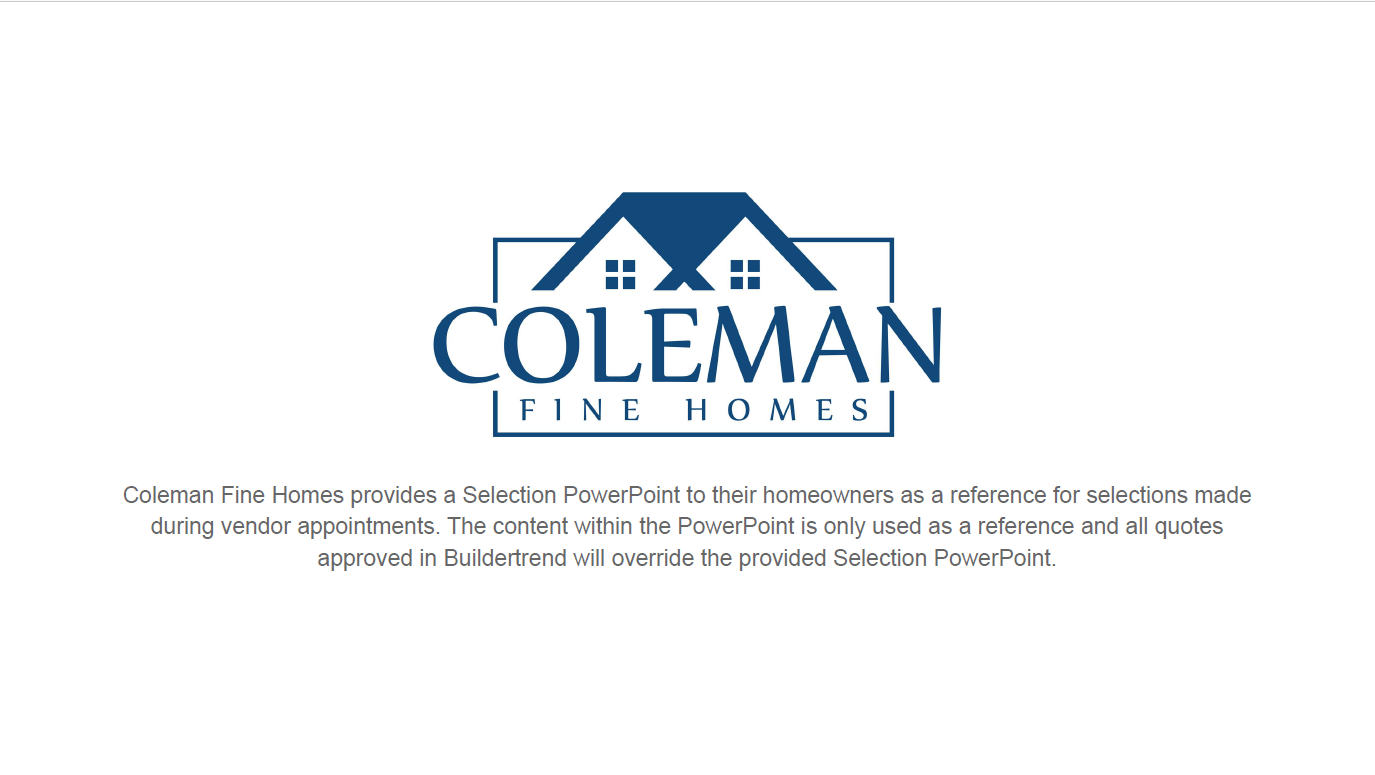 Coleman Fine Homes